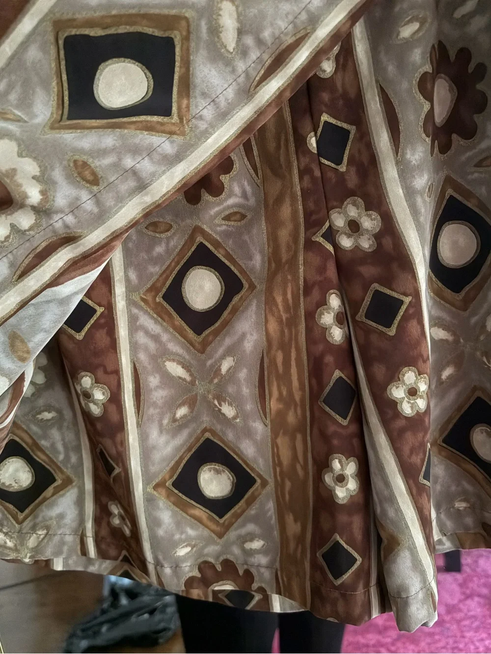 Vintage patterned skort - Picture 3 of 6